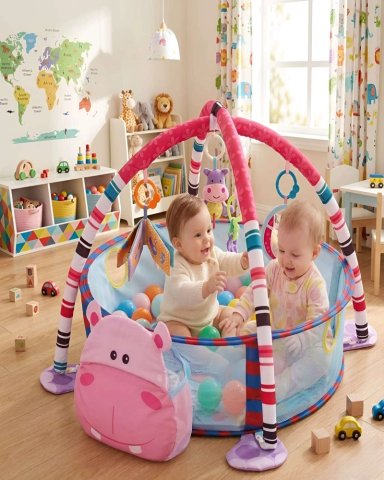 CENTRO DE JUEGOS PARA BEBE  GIMNASIO DE ESTIMULACION Y PISCINA DE PELOTAS 01 - 1