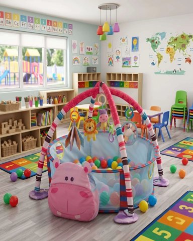 CENTRO DE JUEGOS PARA BEBE  GIMNASIO DE ESTIMULACION Y PISCINA DE PELOTAS 01 - 2