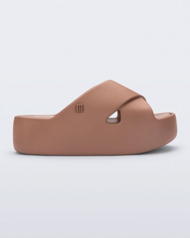 SANDALIA MELISSA FREE CROSS MARRON - 1