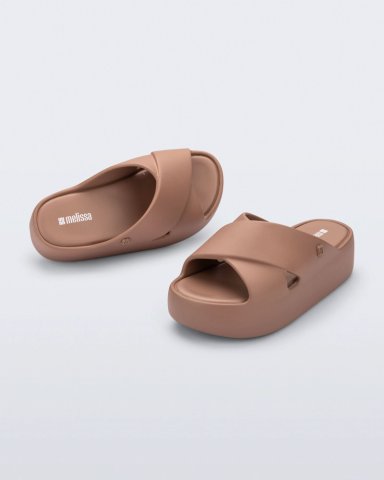 SANDALIA MELISSA FREE CROSS MARRON - 3