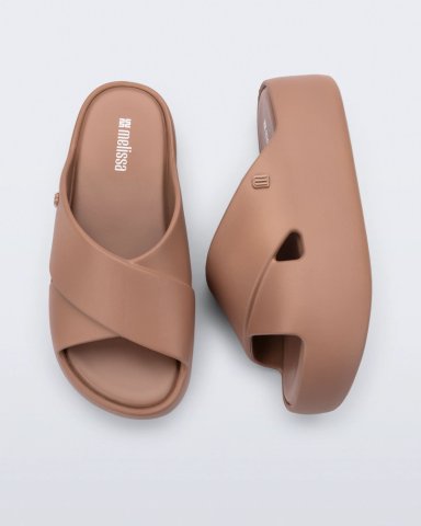 SANDALIA MELISSA FREE CROSS MARRON - 4