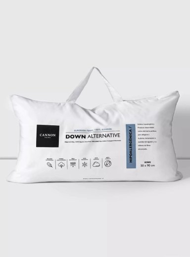 ALMOHADA DOWN ALTERNATIVE 50X90 PREMIUM - CANNON - 1