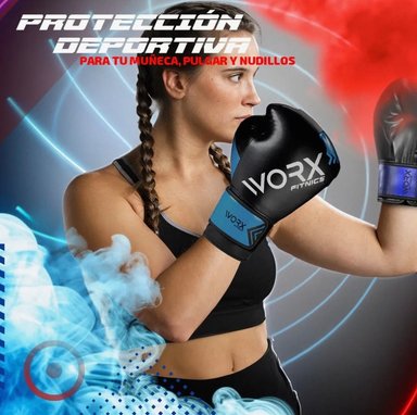 GUANTES DE BOXEO PROFESIONAL DE ALTA CALIDAD  NEGRO - 2