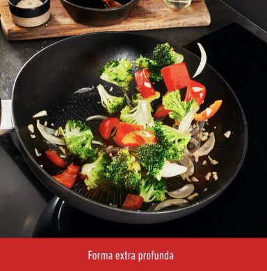 SARTEN 20 CM TEFAL COLOR NEGRO - 3