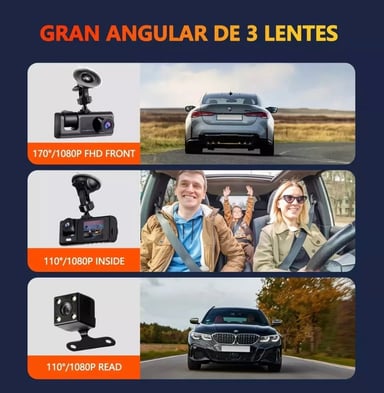 CAMARA PARA AUTO HD 1080P+WIFI - 2