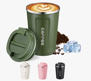 TERMO PARA CAFE VASO TE RMICO PORTATIL 380ML - 1