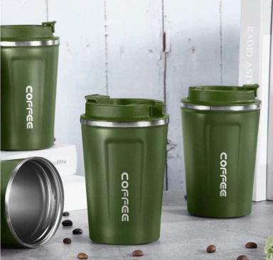 TERMO PARA CAFE VASO TE RMICO PORTATIL 380ML - 2