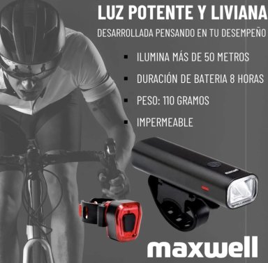 LUZ BICICLETA SET DELANTERA - 2