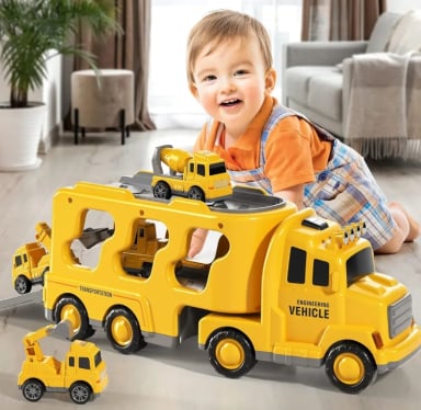 5 EN 1 CAMION DE CONSTRUCCION JUGUETES  NIÑOS - 3