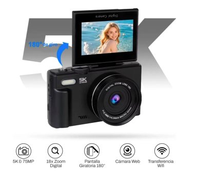CAMARA 5K DIGITAL FOTOGRAFICA 75MP - 2