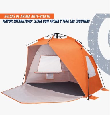 CARPA AUTOMATICA UV50+ 3-4 PERSONAS - 4