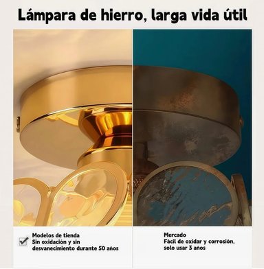 ELEGANTE LAMPARA DE TECHO MODERNA - 7