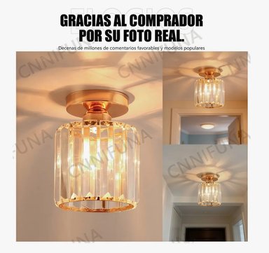 LAMPARA DE TECHO CRISTAL - 4