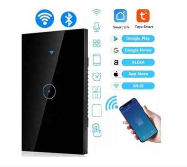 INTERRUPTOR INTELIGENTE WIFI SIN CABLE 3 CANALES - 2