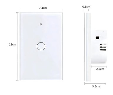 INTERRUPTOR INTELIGENTE WIFI ALEXA 1 CANAL - 6