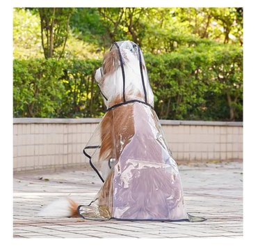IMPERMEABLE TRANSPARENTE PARA PERRO M - 4
