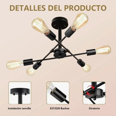 LAMPARA DE TECHO - 9