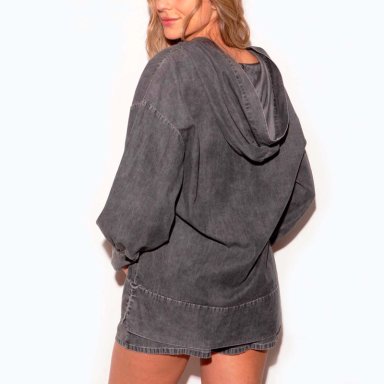 POLERON DENIM ALMA GRIS MOMCHIC GRIS - 2