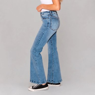 JEANS FLARE PEPA CELESTE MOMCHIC CELESTE - 2