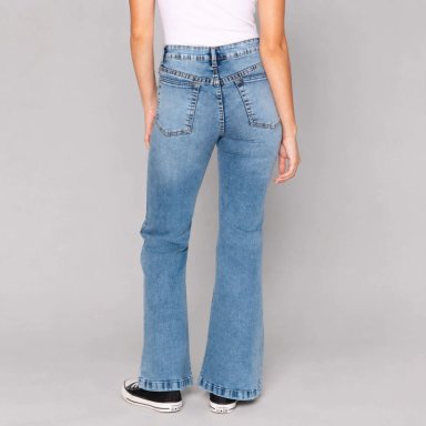 JEANS FLARE PEPA CELESTE MOMCHIC CELESTE - 5