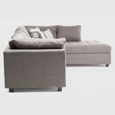 SECCIONAL DERECHO DIVANO SALAH TELA BEIGE - 3
