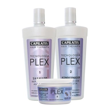 CAPILATIS SET TECNOLOGIA PLEX 3 PASOS  SHAMPOO + ACONDICIONADOR +TRATAMIENTO - 1