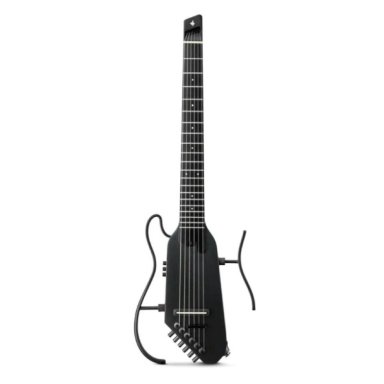 GUITARRA ELECTROACUSTICA PORTATIL DONNER HUSH-C BLACK - 1