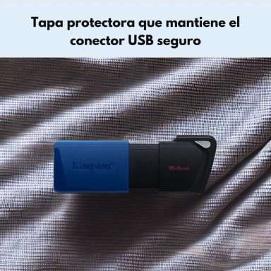 PENDRIVE KINGSTON USB 3.2 64GB EXODIA M DTXM COLOR AZUL - 5