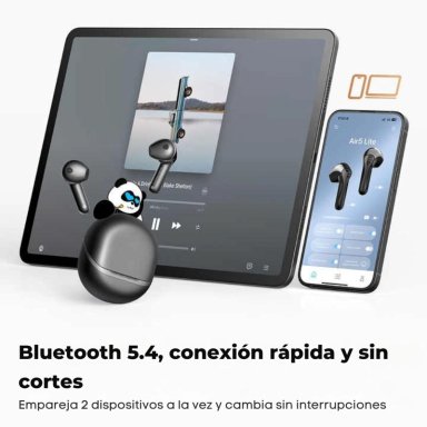 AUDIFONOS BLUETOOTH HI RES ANC ENC IPX5 SOUNDPEATS AIR5 LITE - 5