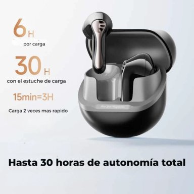 AUDIFONOS BLUETOOTH HI RES ANC ENC IPX5 SOUNDPEATS AIR5 LITE - 6
