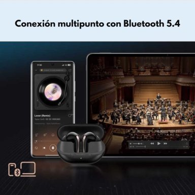 AUDIFONOS BLUETOOTH ANC HIRES 26HR IPX5 SOUNDPEATS AIR5 PRO - 6