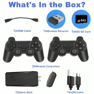 GAMER STICK 4K M8 LITE PARA TV CON MAS DE 20000 JUEGOS - 3