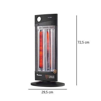 CALEF.ELEC.KENDAL NSB120K5 F.CARB.NEGRA - 1