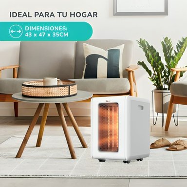 ESTUFA INFRARROJA GOLDEN TUBE 2000W KH-950 (KEI-GOLDEN01) BLANCA - 6
