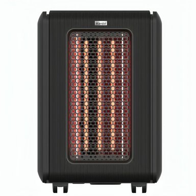 ESTUFA INFRARROJA GOLDEN TUBE 2000W KH-950 (KEI-GOLDEN01) NEGRA - 1