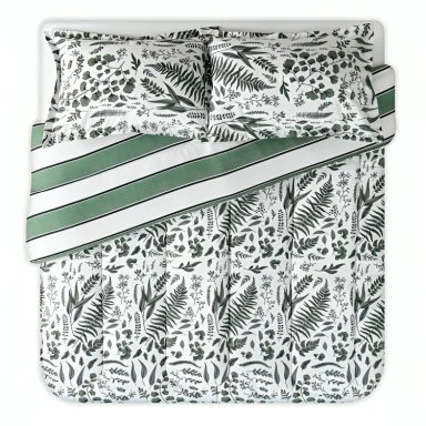 PLUMON ESTAMPADO 2 PLAZAS / GREENERY – CANNON - 2