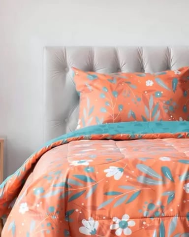 PLUMON ESTAMPADO 2 PLAZAS / JARDIN TERRA – KEY HOME - 1