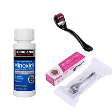 MINOXIDIL KIRKLAND 1 MES (60 ML) + DERMAROLLER - 1