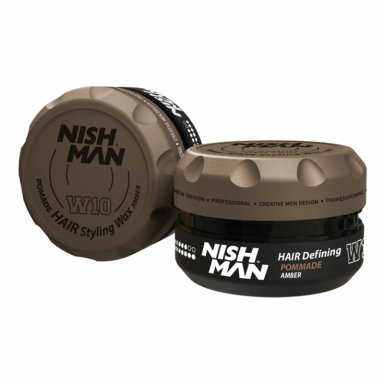 NISHMAN W10 HAIR STYLING CERA POMADA AMBAR 100 ML - 1