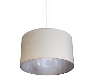 LAMPARA COLGANTE TAMBOR CRUDO - 6