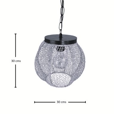 LAMPARA COLGANTE ORQUIDEA CAFE - 6