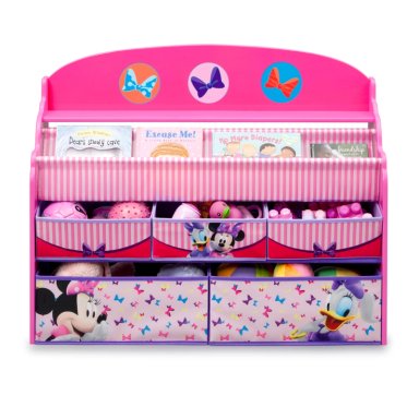 ORGANIZADOR DE LIBROS Y JUGUETES DELUXE INFANTIL  MINNIE MOUSE DISNEY - 5 CONTENEDORES DELTA CHILDRE - 2