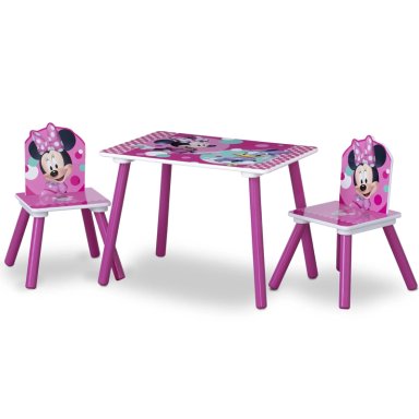 SET JUEGO DE MESA Y ORGANIZADOR INFANTIL  MINNIE MOUSE DELTA CHILDREN - 1
