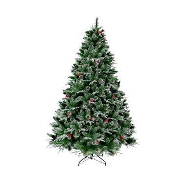 ARBOL DE NAVIDAD 180CM NEVADO BERRIES PIÑA TRIPLE - 2