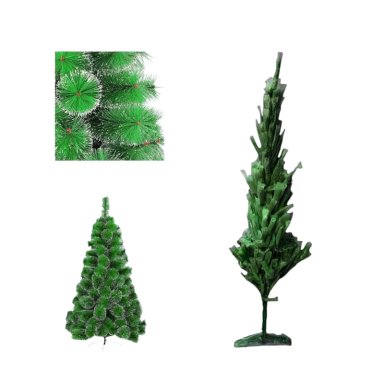 ARBOL DE NAVIDAD 180 CM NEVADO BLANCO FRONDOSO - 3