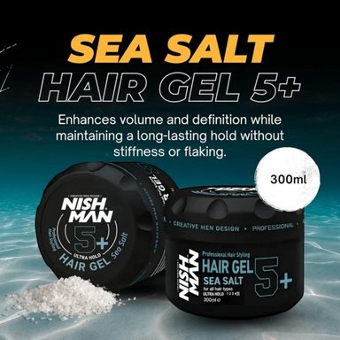 CERA PARA PEINAR HAIR GEL SEA SAL +5 NISHMAN - 2
