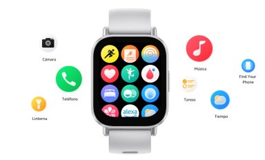 SMARTWATCH XIAOMI REDMI WATCH 5 ACTIVE PLATEADO - 3