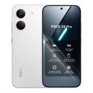 XIAOMI POCO X8 PRO 5G RAM 8G+ 256GB IP68 RESISTENTE AGUA NFC -BLANCO - 1