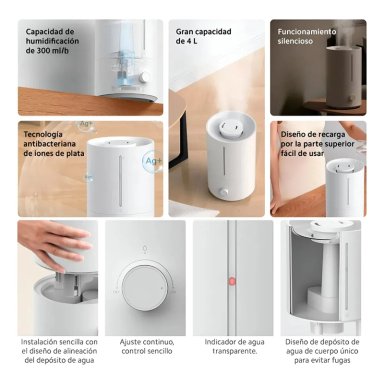 HUMIDIFICADOR AIRE XIAOMI SMART HUMIDIFIER 2 LITE 4L ANTIBACTERIANO XIAOMI - 4