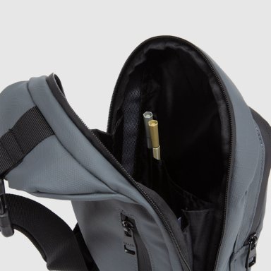 MOCHILA SLING BAG BEAST GREY BLACK BUBBA - 7